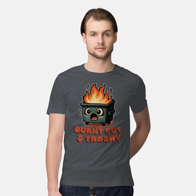 Burnt Out And Trashy-Mens-Premium-Tee-Lorets