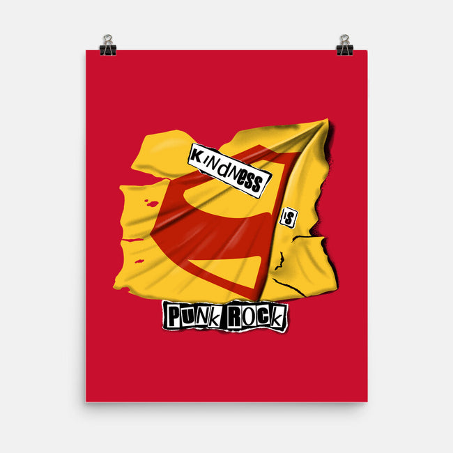 Kindness Is Punk Rock-None-Matte-Poster-Soletine