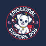 Emotional Support Dog-None-Removable Cover w Insert-Throw Pillow-rocketman_art