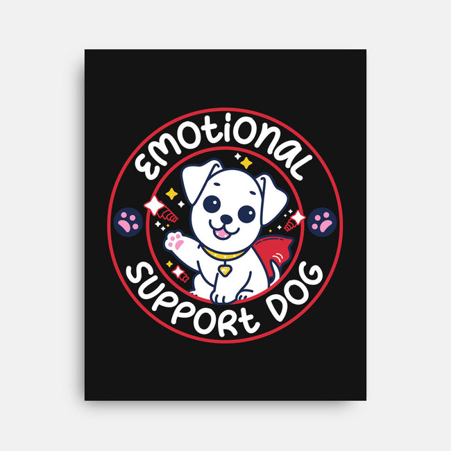 Emotional Support Dog-None-Stretched-Canvas-rocketman_art