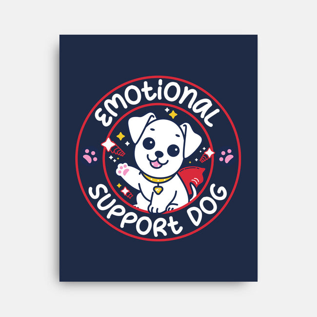 Emotional Support Dog-None-Stretched-Canvas-rocketman_art