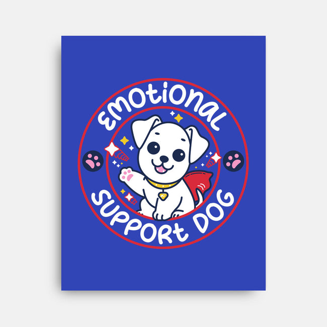 Emotional Support Dog-None-Stretched-Canvas-rocketman_art
