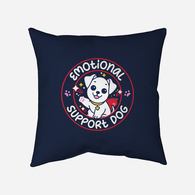 Emotional Support Dog-None-Removable Cover w Insert-Throw Pillow-rocketman_art