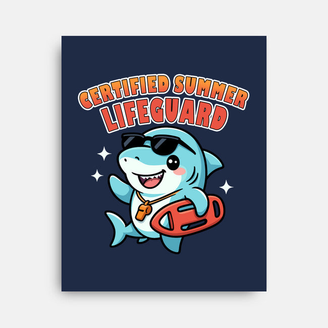 Certified Summer Lifeguard-None-Stretched-Canvas-Lorets