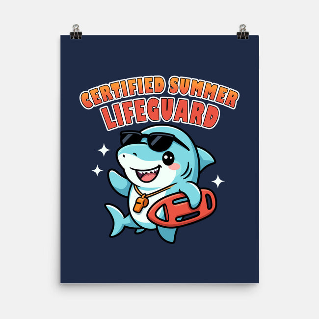 Certified Summer Lifeguard-None-Matte-Poster-Lorets