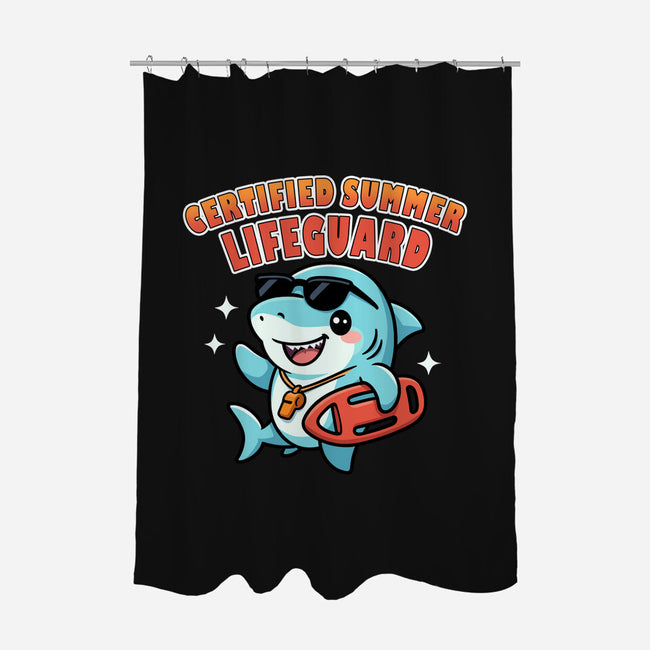 Certified Summer Lifeguard-None-Polyester-Shower Curtain-Lorets