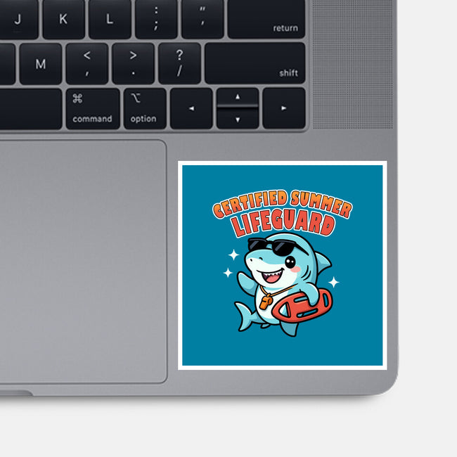 Certified Summer Lifeguard-None-Glossy-Sticker-Lorets