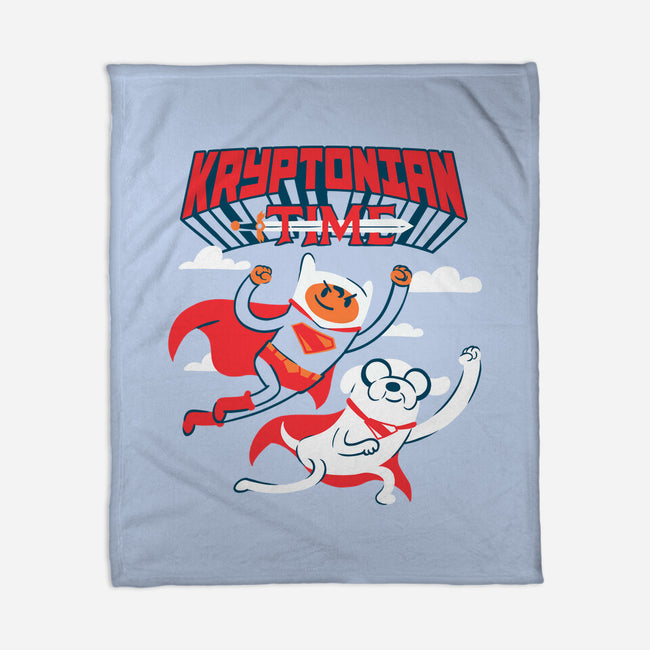 Kryptonian Time-None-Fleece-Blanket-estudiofitas