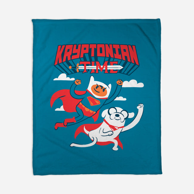 Kryptonian Time-None-Fleece-Blanket-estudiofitas