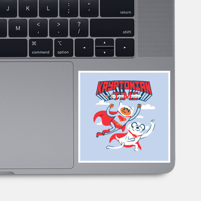 Kryptonian Time-None-Glossy-Sticker-estudiofitas