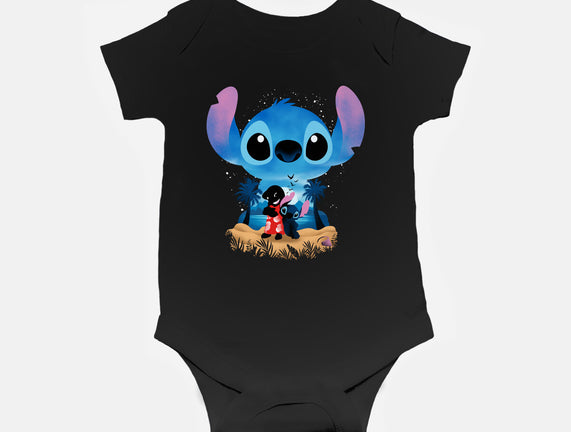 Stitch Beach Illusion