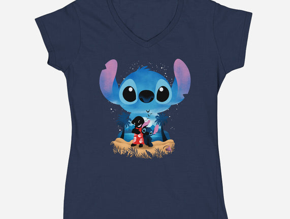 Stitch Beach Illusion