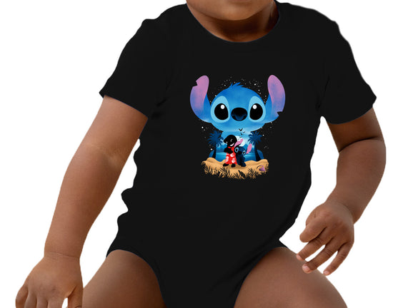 Stitch Beach Illusion