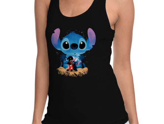 Stitch Beach Illusion