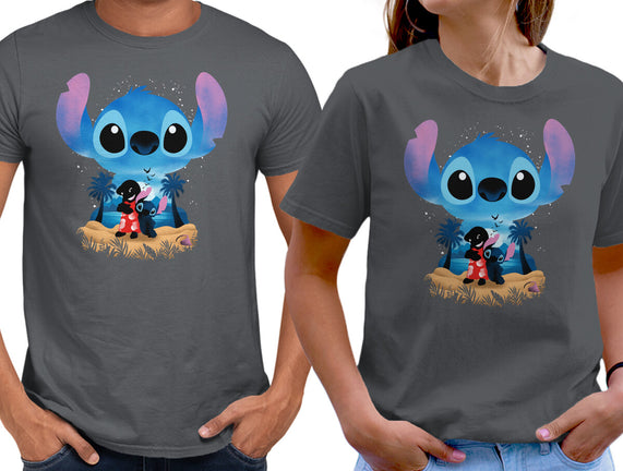 Stitch Beach Illusion