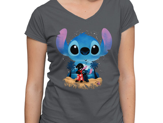 Stitch Beach Illusion