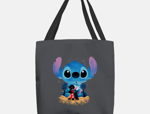 Stitch Beach Illusion