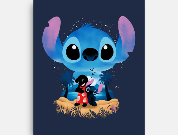 Stitch Beach Illusion