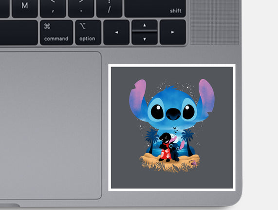 Stitch Beach Illusion