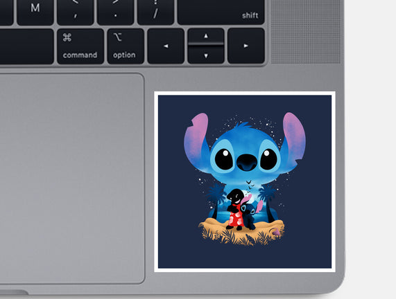 Stitch Beach Illusion