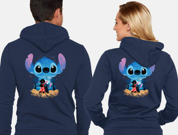 Stitch Beach Illusion
