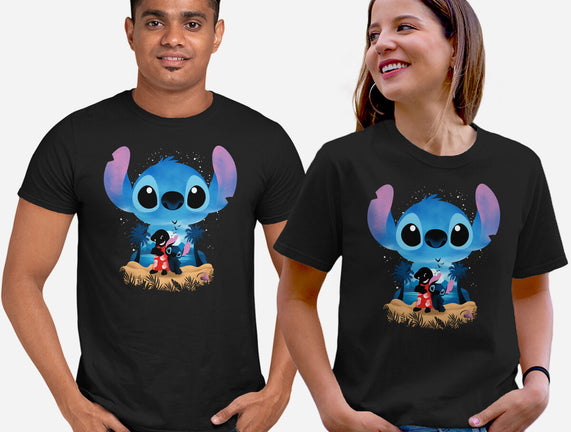 Stitch Beach Illusion