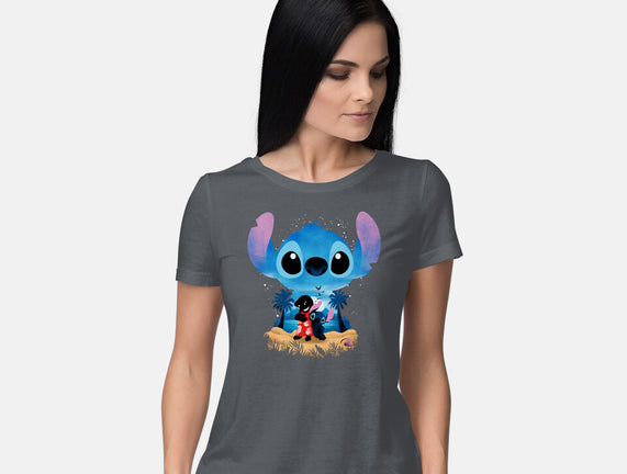 Stitch Beach Illusion