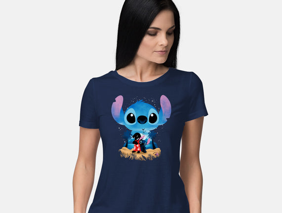Stitch Beach Illusion