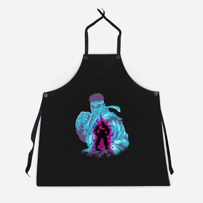 Fighting The Demon-Unisex-Kitchen-Apron-spoilerinc