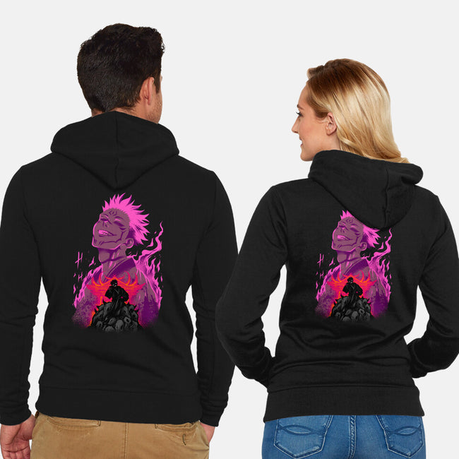 Curse Of Evil-Unisex-Zip-Up-Sweatshirt-spoilerinc