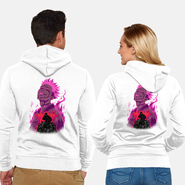 Curse Of Evil-Unisex-Zip-Up-Sweatshirt-spoilerinc