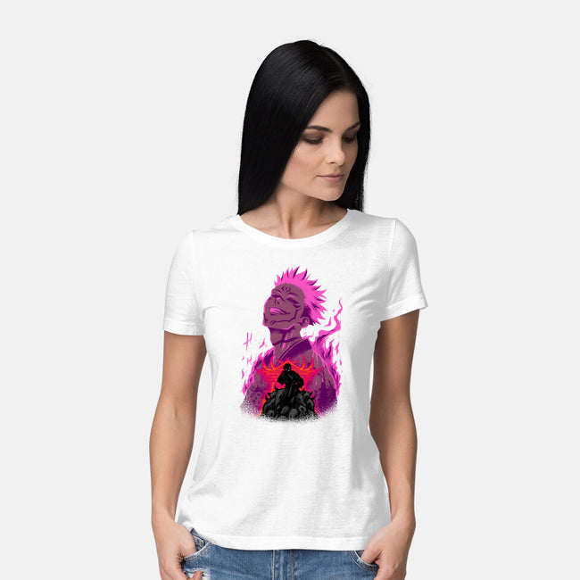 Curse Of Evil-Womens-Basic-Tee-spoilerinc