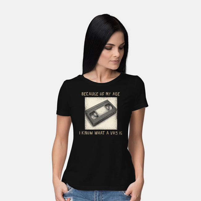 I Survived The VHS Era-Womens-Basic-Tee-Lorets