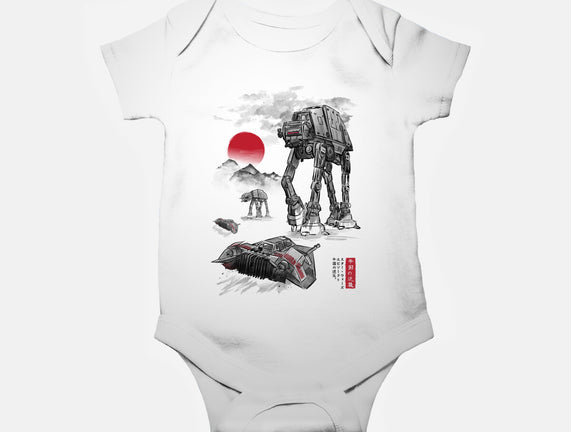 Defense Of Echo Base Sumi-e