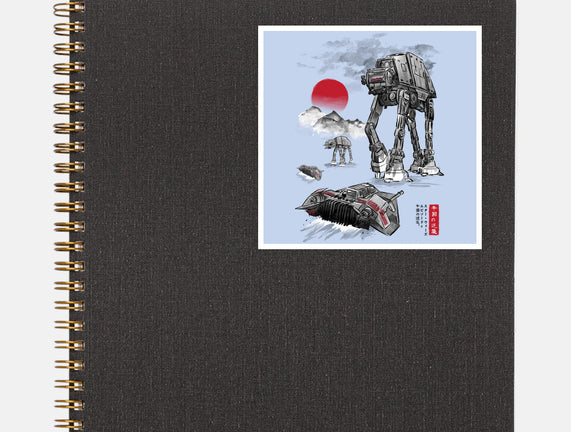 Defense Of Echo Base Sumi-e