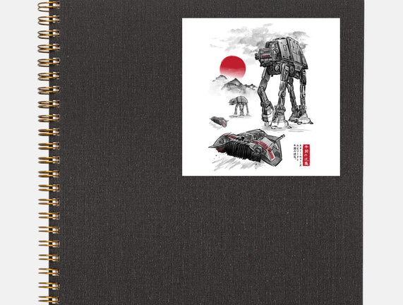 Defense Of Echo Base Sumi-e
