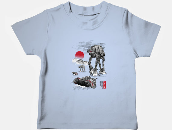 Defense Of Echo Base Sumi-e