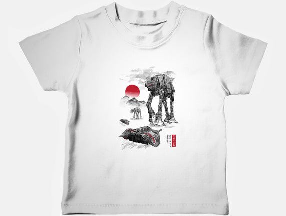 Defense Of Echo Base Sumi-e