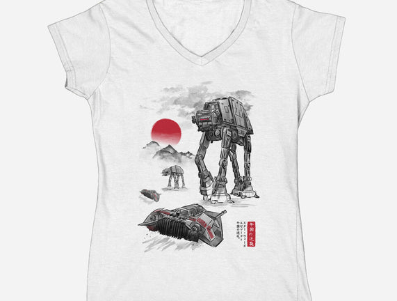 Defense Of Echo Base Sumi-e
