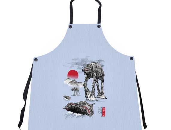 Defense Of Echo Base Sumi-e
