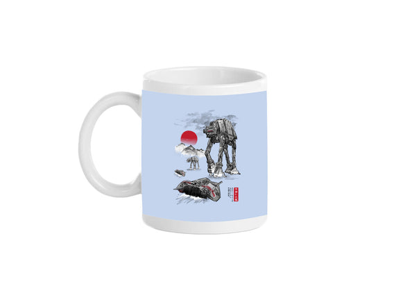 Defense Of Echo Base Sumi-e
