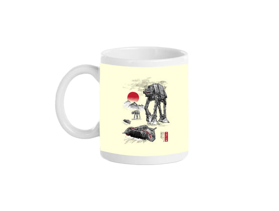 Defense Of Echo Base Sumi-e