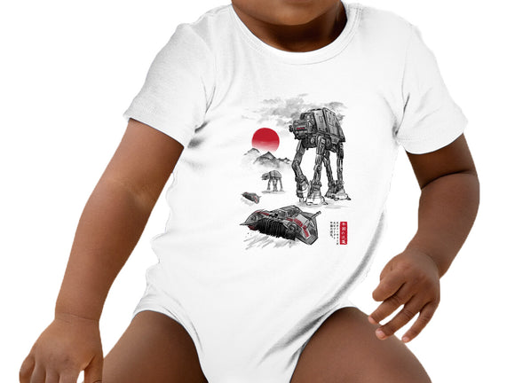 Defense Of Echo Base Sumi-e