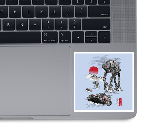 Defense Of Echo Base Sumi-e