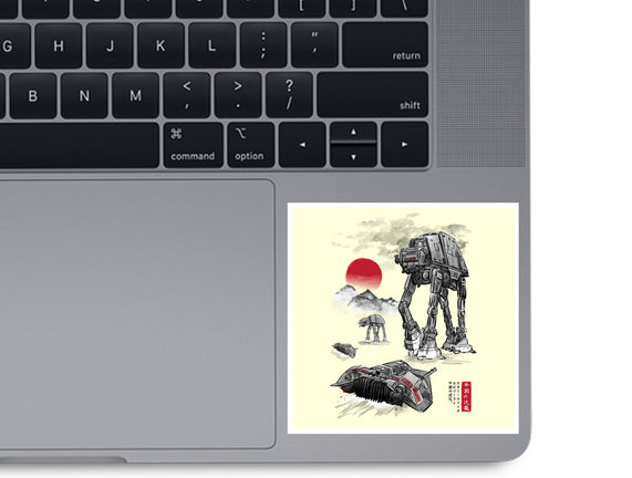 Defense Of Echo Base Sumi-e