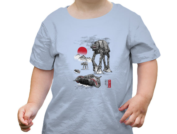 Defense Of Echo Base Sumi-e