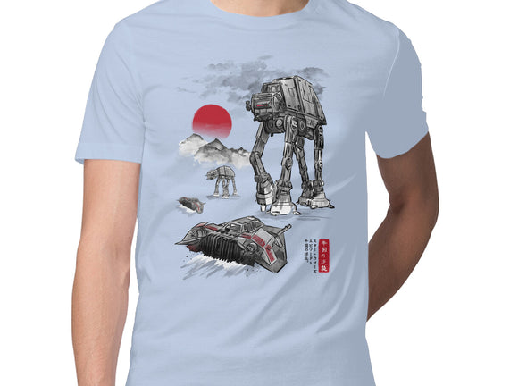 Defense Of Echo Base Sumi-e