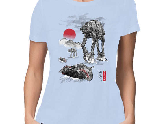 Defense Of Echo Base Sumi-e