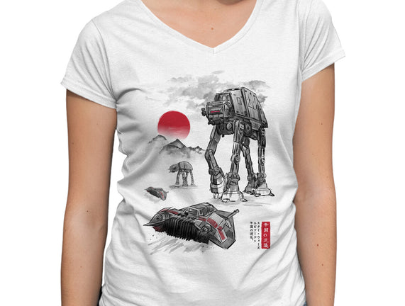 Defense Of Echo Base Sumi-e