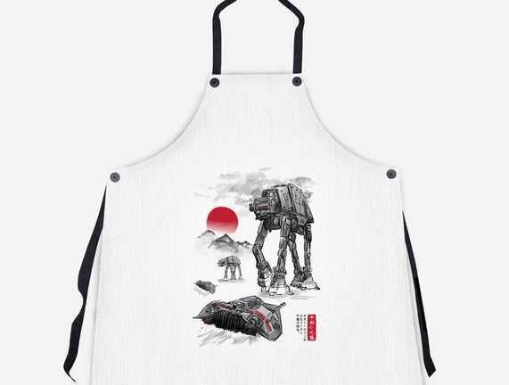 Defense Of Echo Base Sumi-e